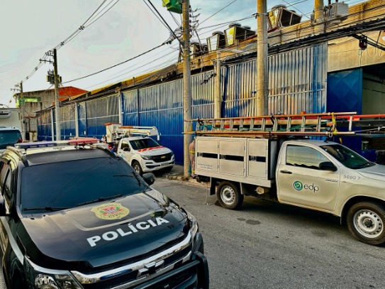 Em Poá, operação policial com apoio da EDP flagra furto de energia em fábrica de pão de queijo