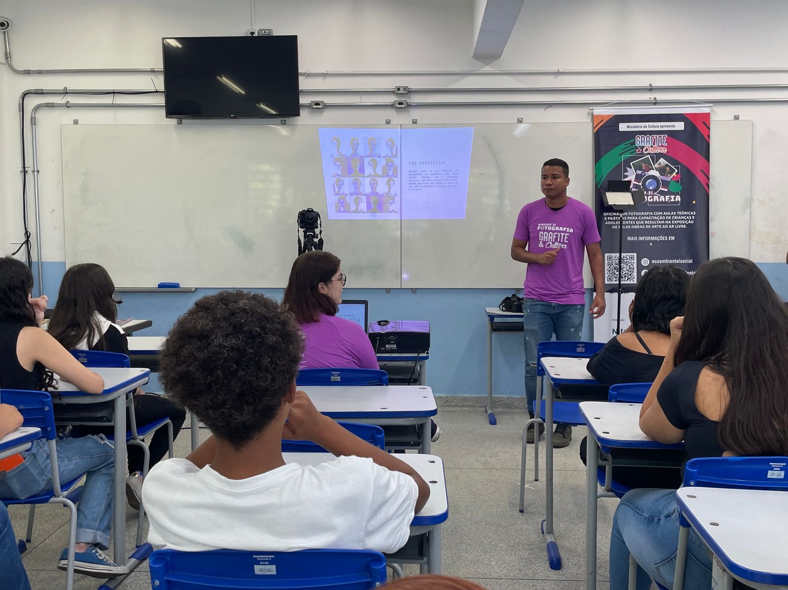 Estudantes da rede pública de Mogi e Salesópolis participam de curso de fotografia 