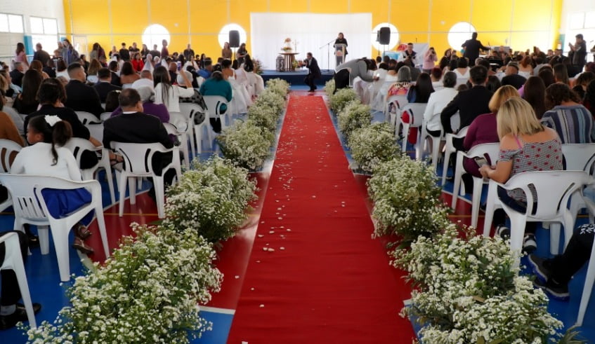 Do sonho à realidade: casais celebram momento especial no Casamento Comunitário