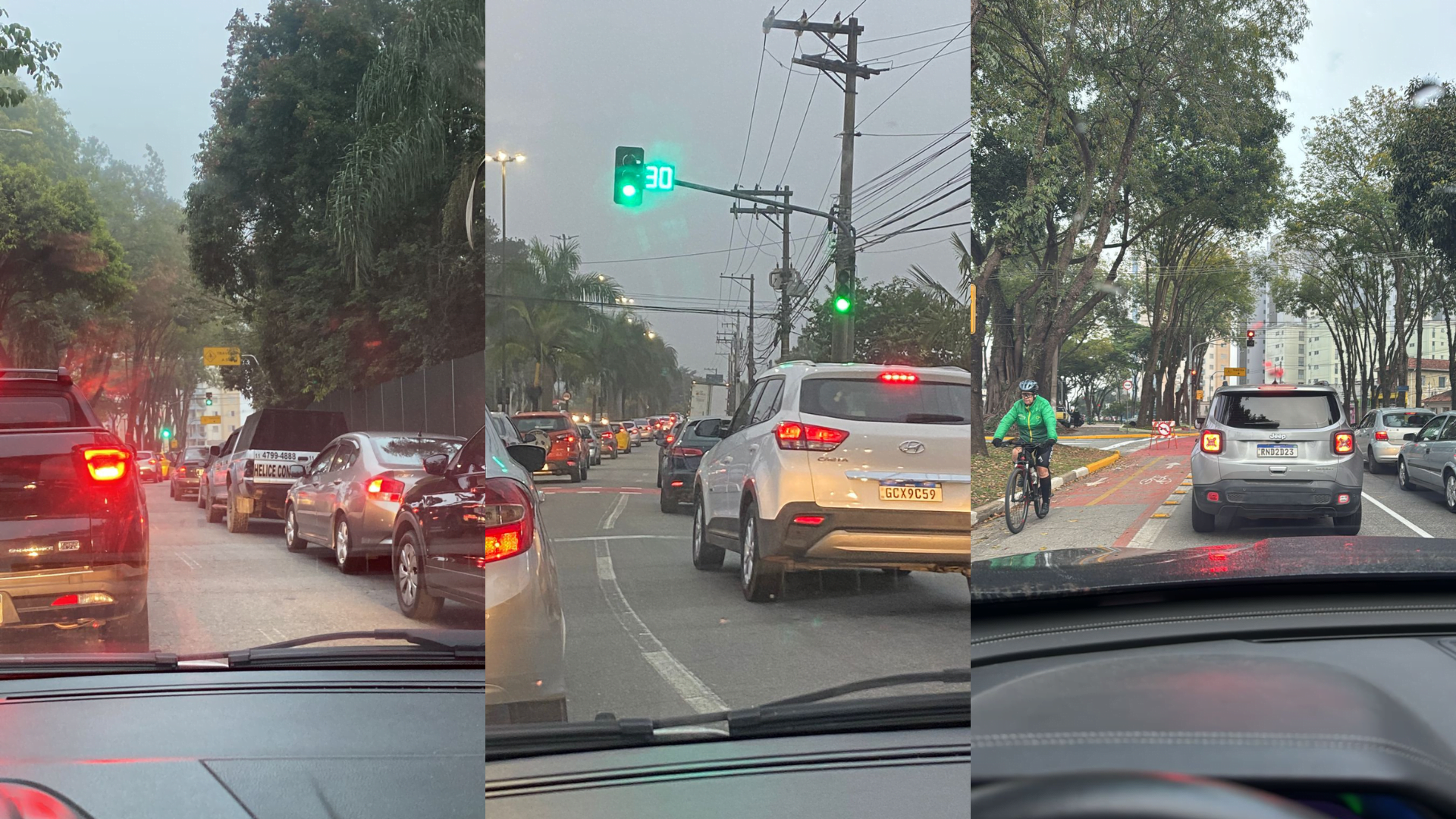 Mogianos reclamam de trânsito intenso na Av. João XXIII após instalação de novo semáforo