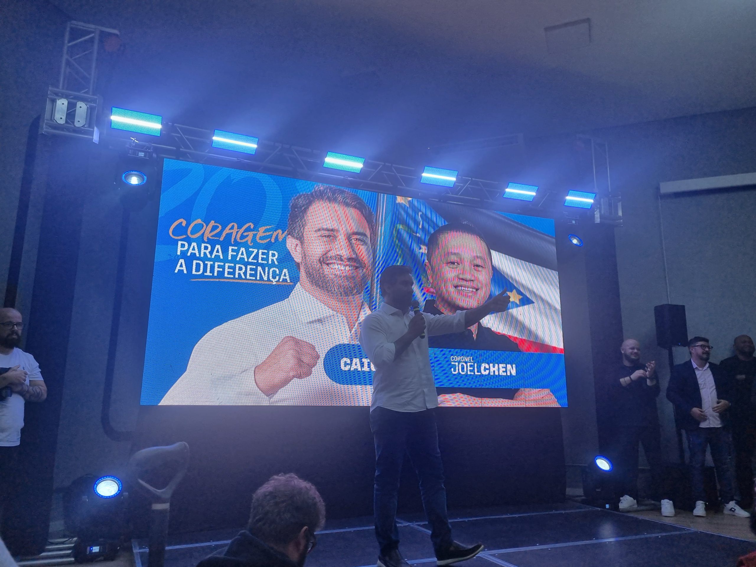 Em lançamento de candidatura, Caio Cunha diz que falta experiência a adversários