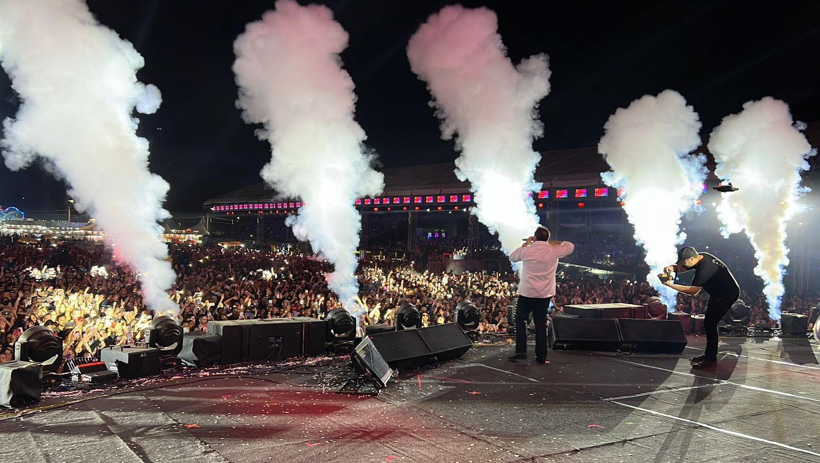 Jorge e Mateus e Xand Avião fecham o Itaquá Music Fest; veja fotos da última noite