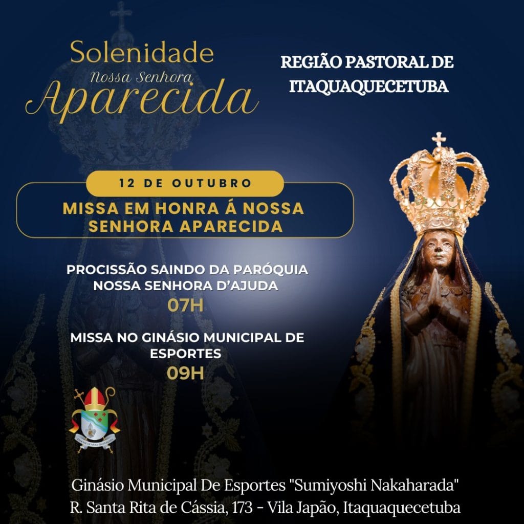 Cartaz da Região Pastoral de Itaquaquecetuba | Foto: divulgação