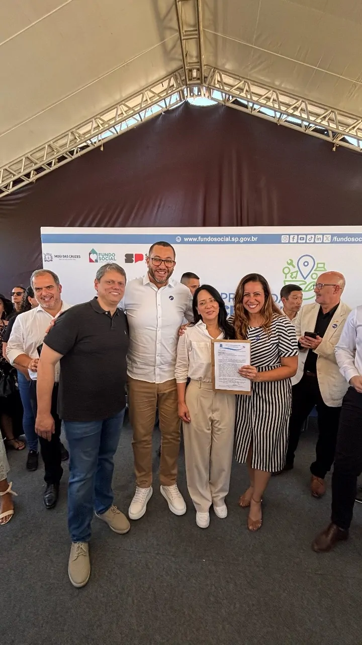Tarcísio anuncia Praça da Cidadania em Poá durante agenda no Alto Tietê