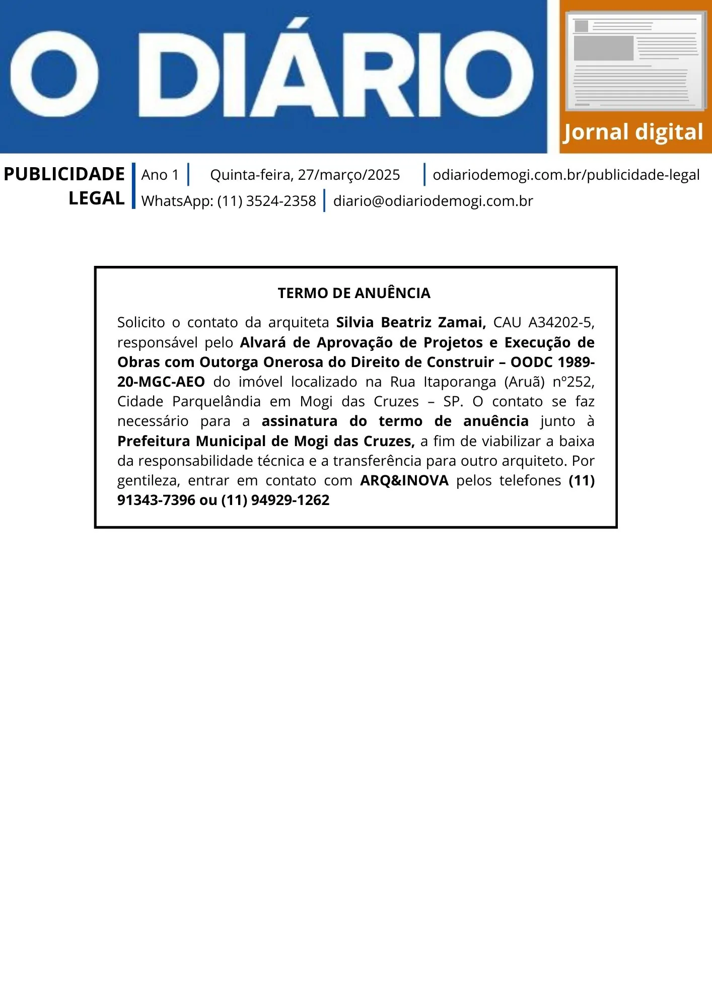 27 de março de 2025