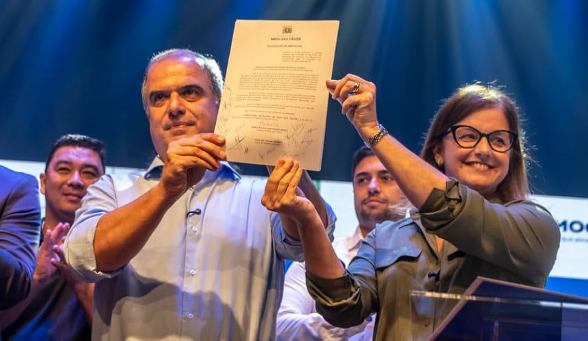 Mogi assina convênios com o Estado para reformas de estações e duplicação da Pedro Romero