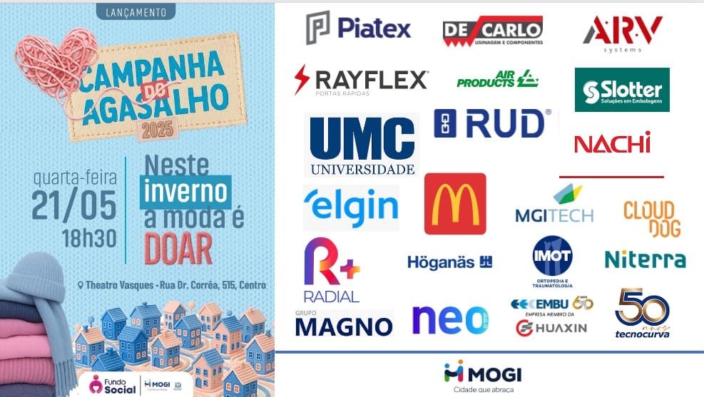 Empresas associadas que doaram nesta primeira fase da campanha.