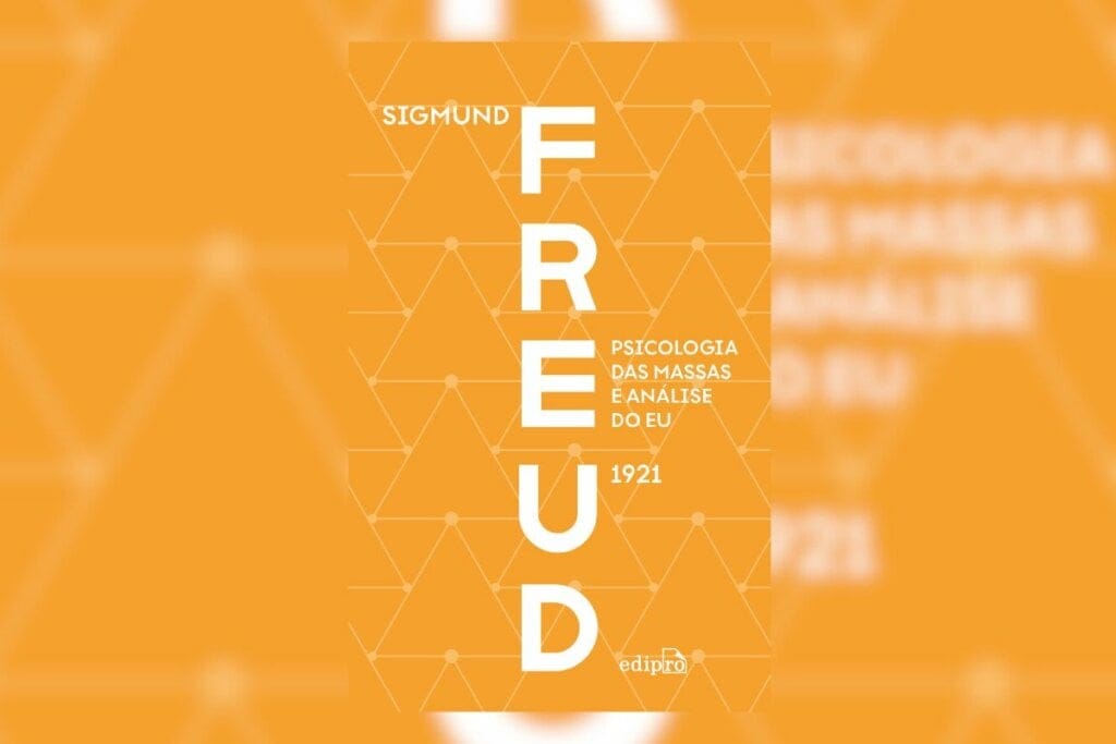 Capa de livro laranja com título e nome do autor em branco