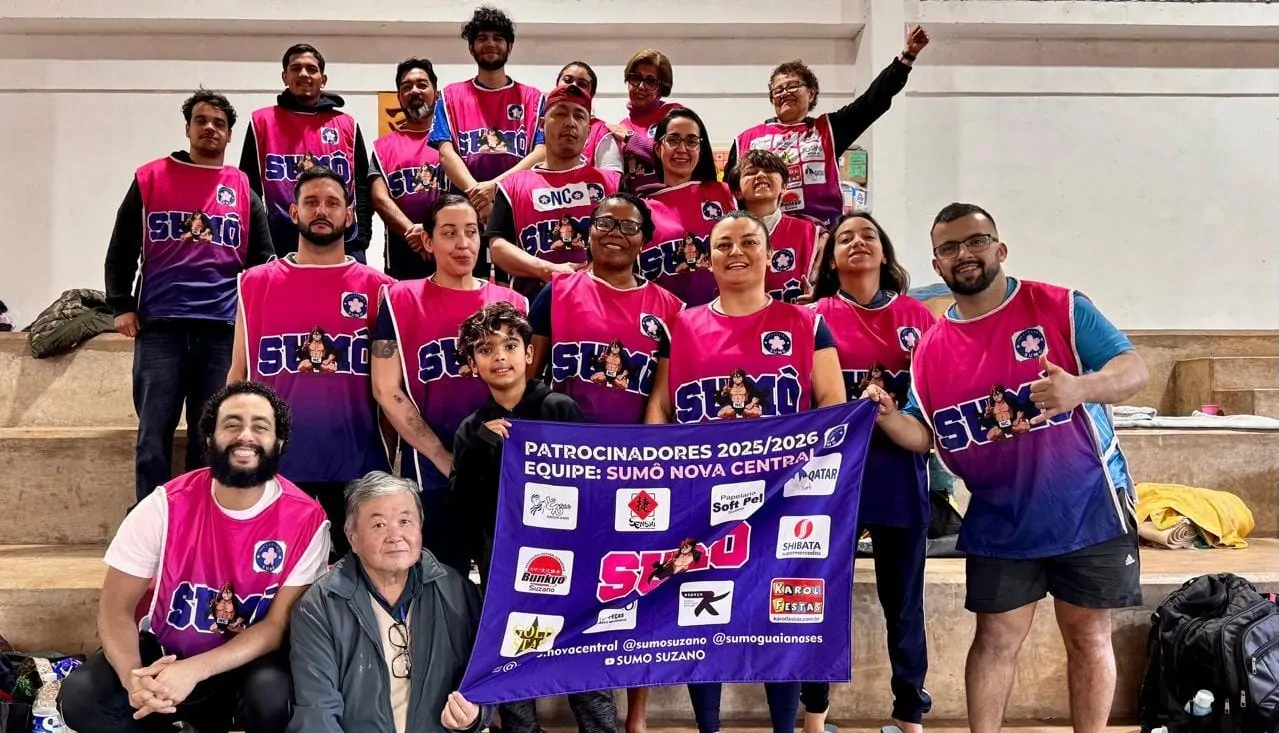 Atletas suzanenses conquistam ouro em Campeonato Brasileiro de Sumô