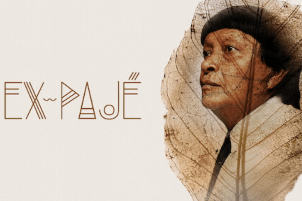 Capa do documentário "Ex-Pajé"