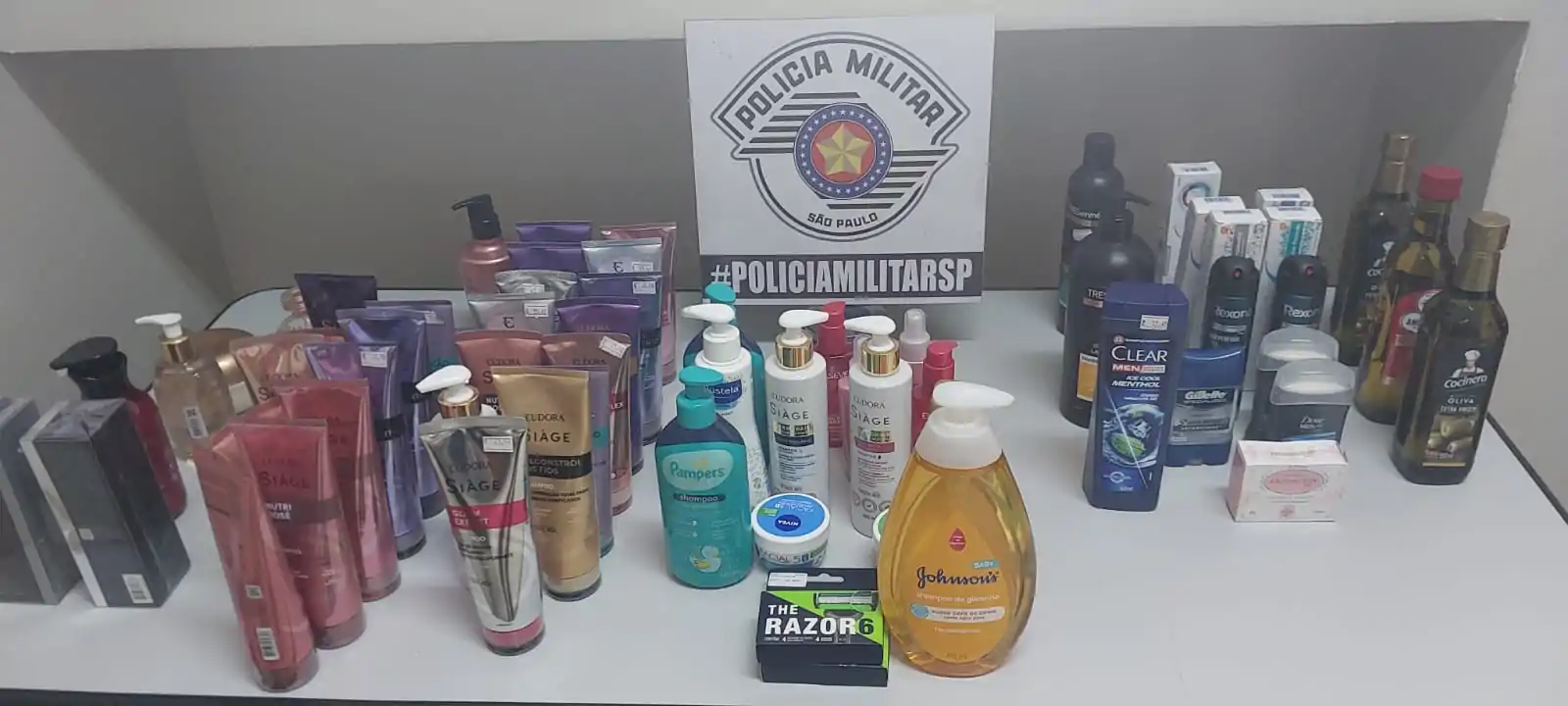 Casal é preso em flagrante suspeito de furtar cosméticos em Guararema