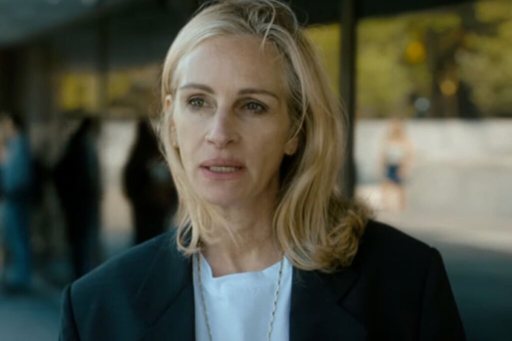 Cena do filme "Depois da Caçada", com Julia Roberts interpretando a protagonista