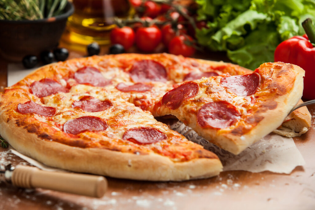 Pizza de calabresa