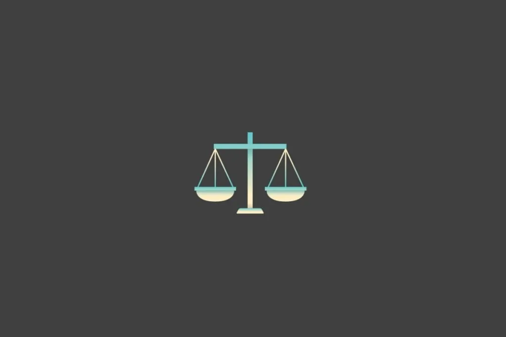 Ilustração do signo de libra em um fundo cinza