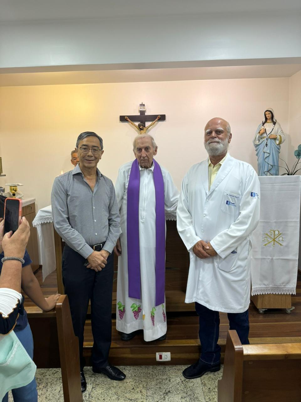 Hospital Santa Maria celebra 10 anos de fundação com missa e ação de graças