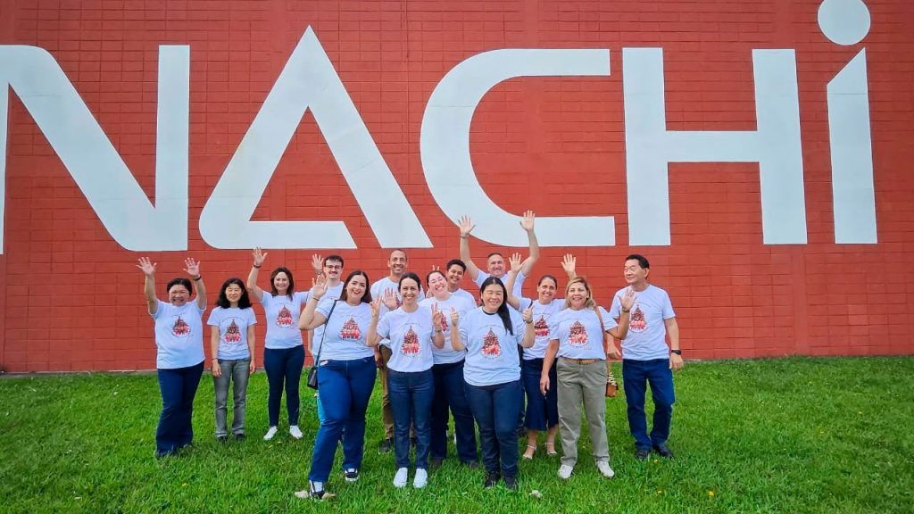 Colaboradores da Nachi participaram de ação social da empresa | Divulgação