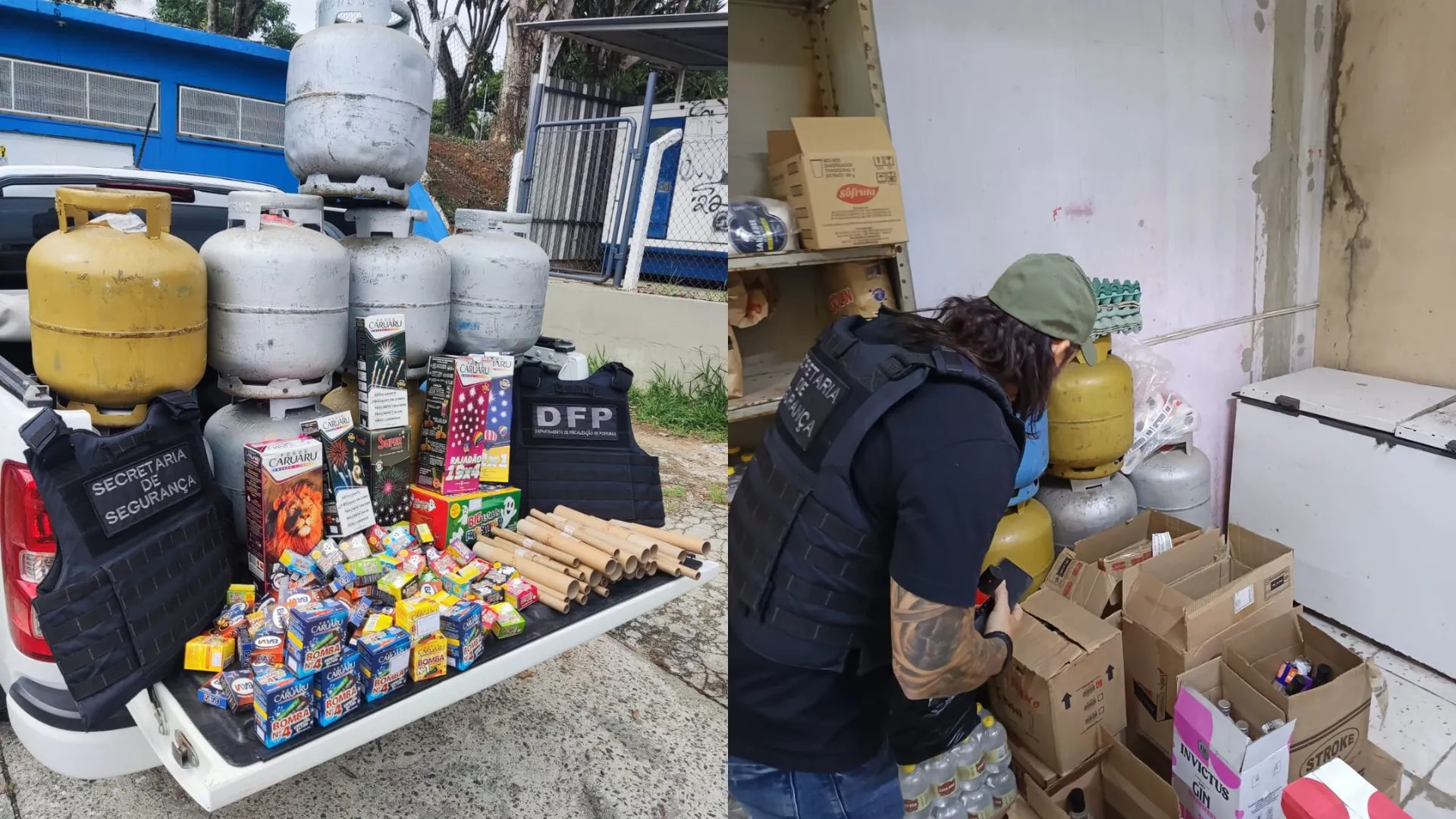 Comércios de Mogi das Cruzes são multados por venda irregular de fogos de artifícios e gás GLP