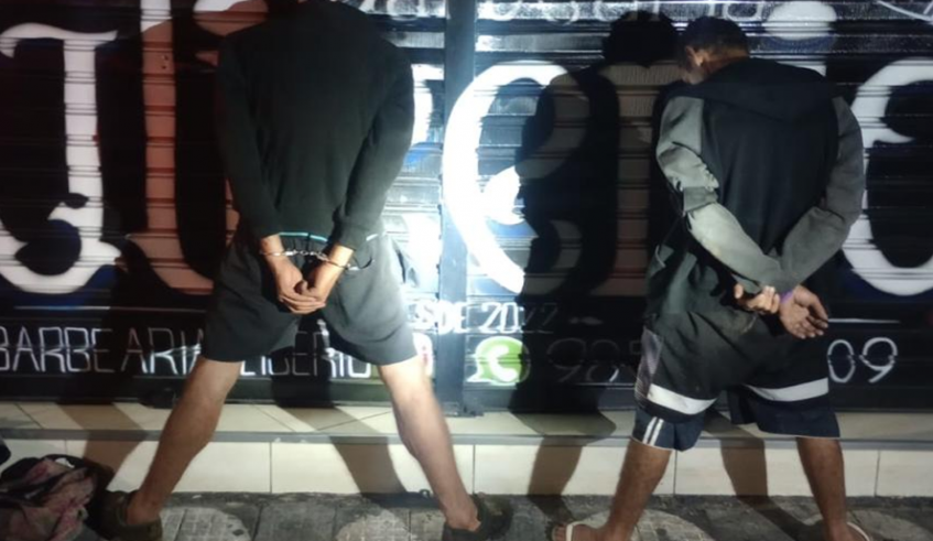 GCM de Mogi das Cruzes prende dupla por furto no Centro