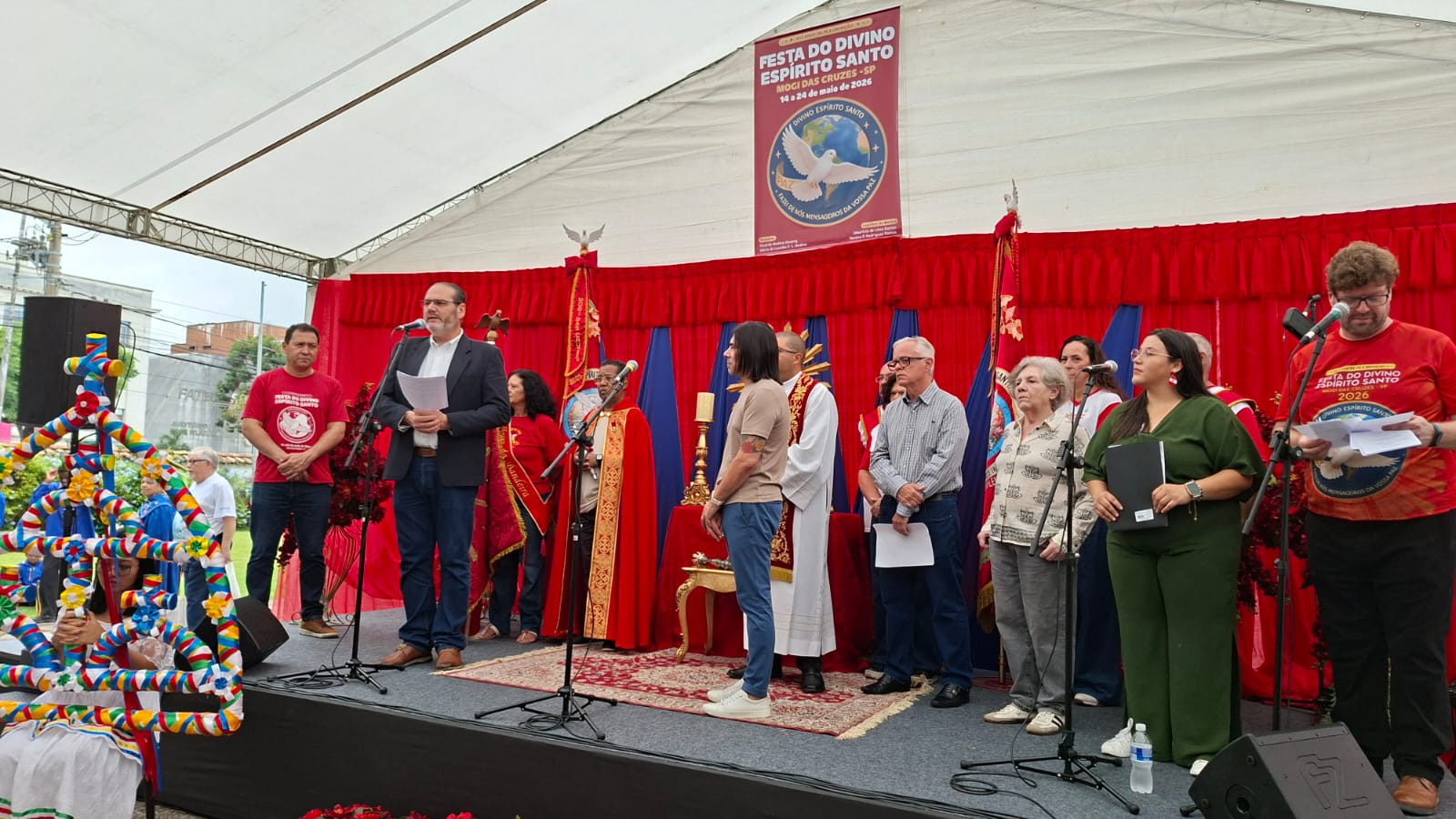 Mostra da Festa do Divino de Mogi das Cruzes reúne fiéis no Museu de Arte Sacra de SP