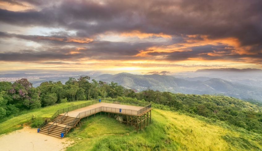 Obra no Deck do Pico do Urubu deixará atração fechada por tempo indeterminado
