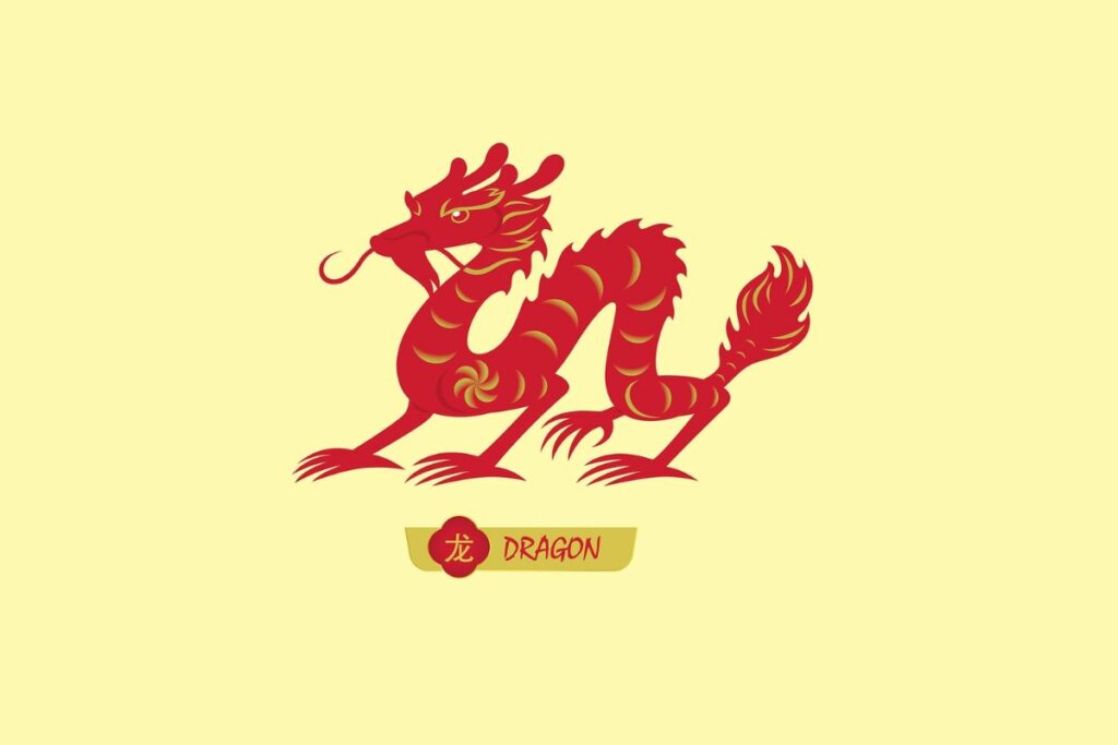 Ilustração do signo de Dragão