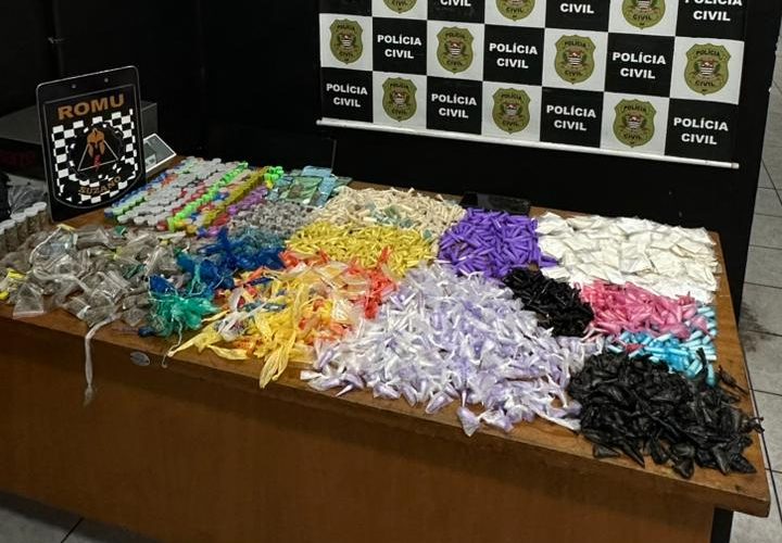 Romu apreende 2.846 porções de drogas durante patrulhamento no Monte Cristo