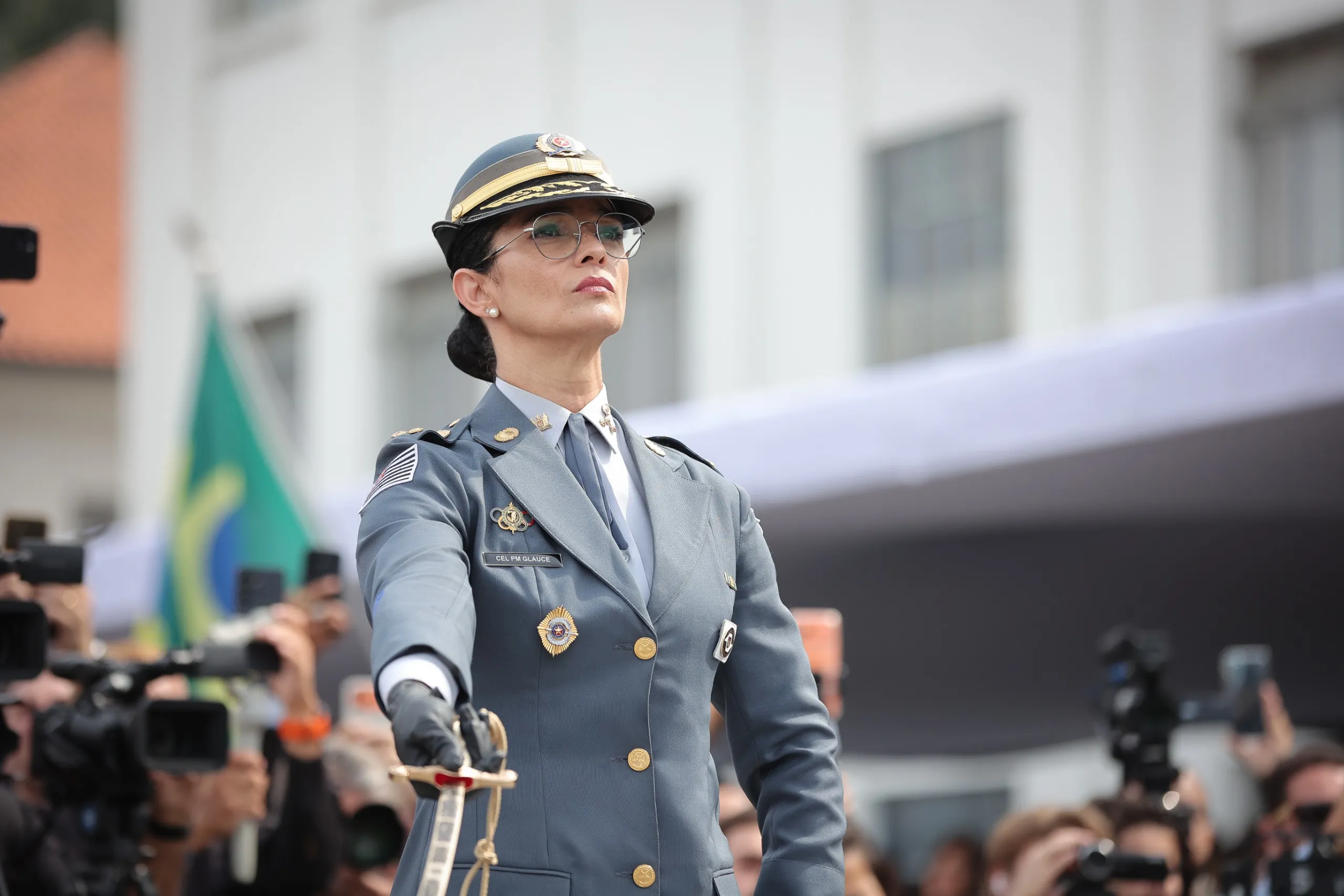 Coronel Glauce toma posse como primeira mulher no comando da PM de SP