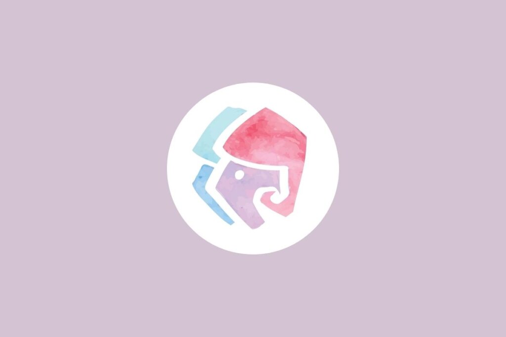 Círculo centralizado em um fundo roxo e com a ilustração do signo de gêmeos dentro