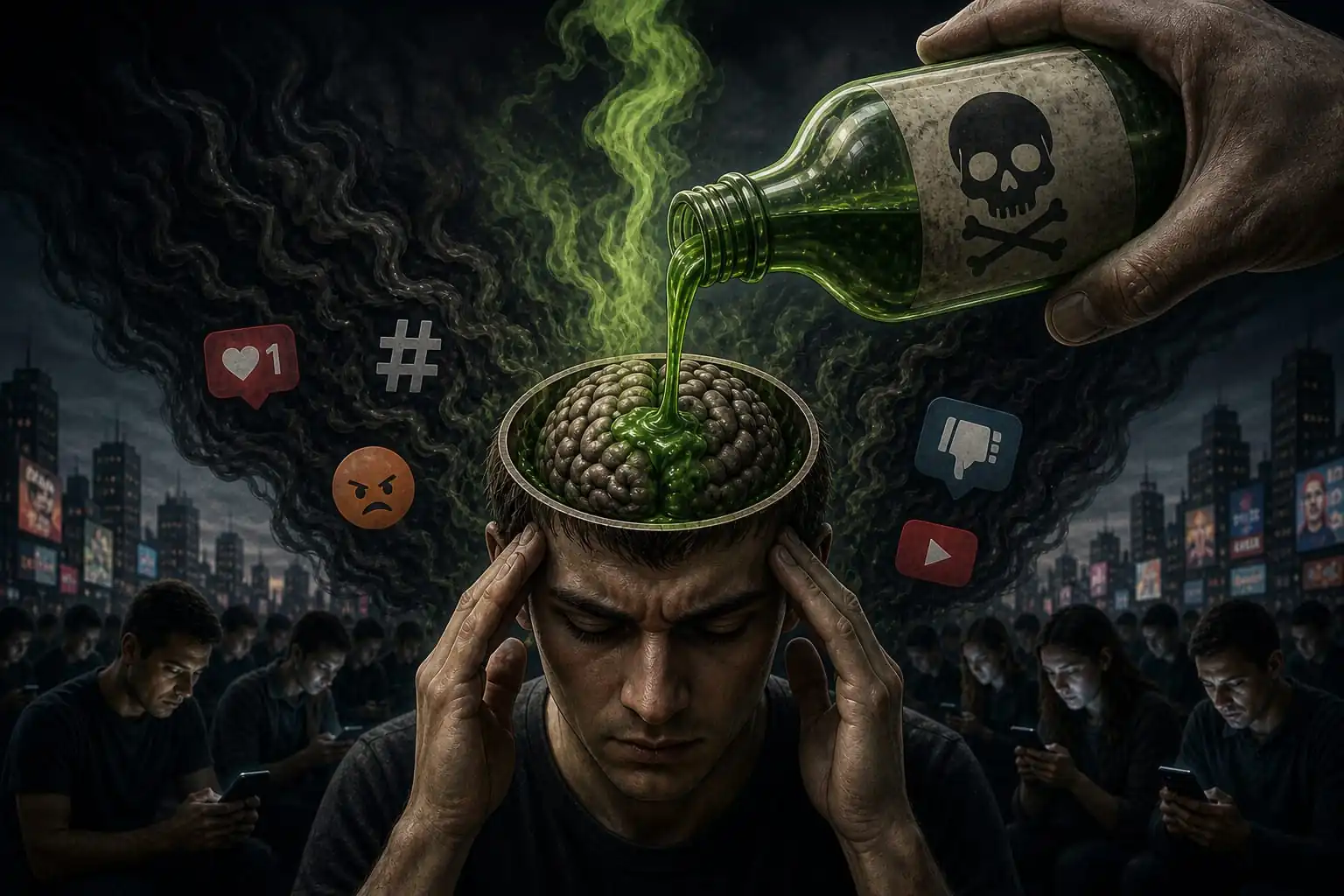 O envenenamento da mente na sociedade moderna