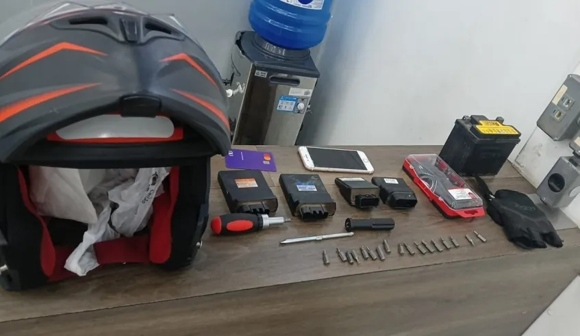 GCM de Mogi das Cruzes prende acusado de furto de equipamentos de motocicletas