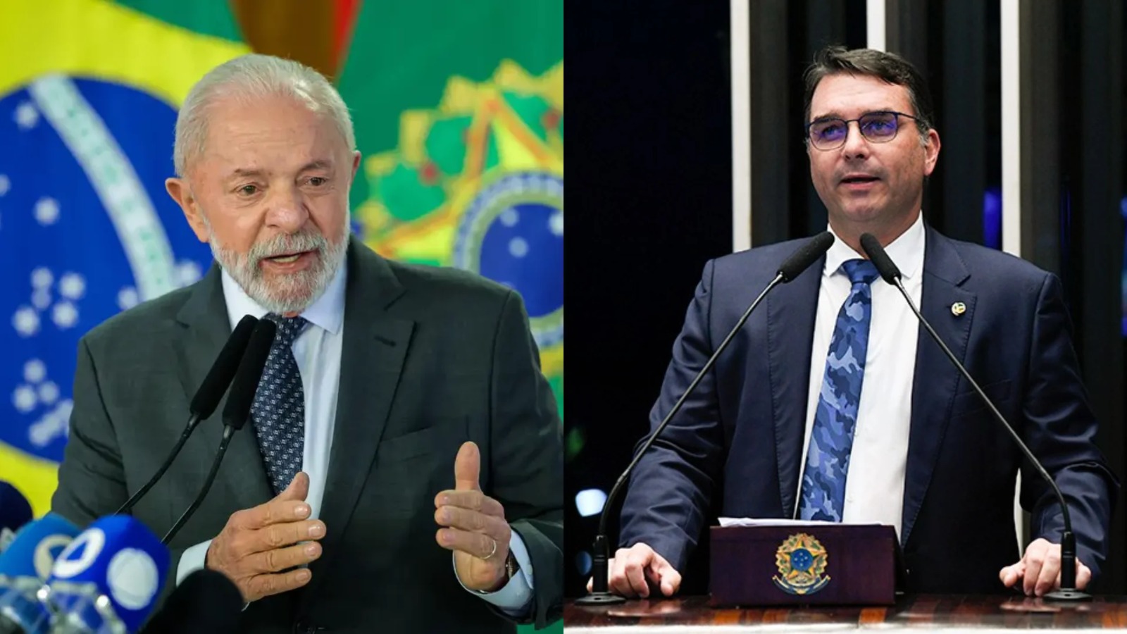 Lula vence Flávio Bolsonaro nos dois turnos, aponta Vox Brasil