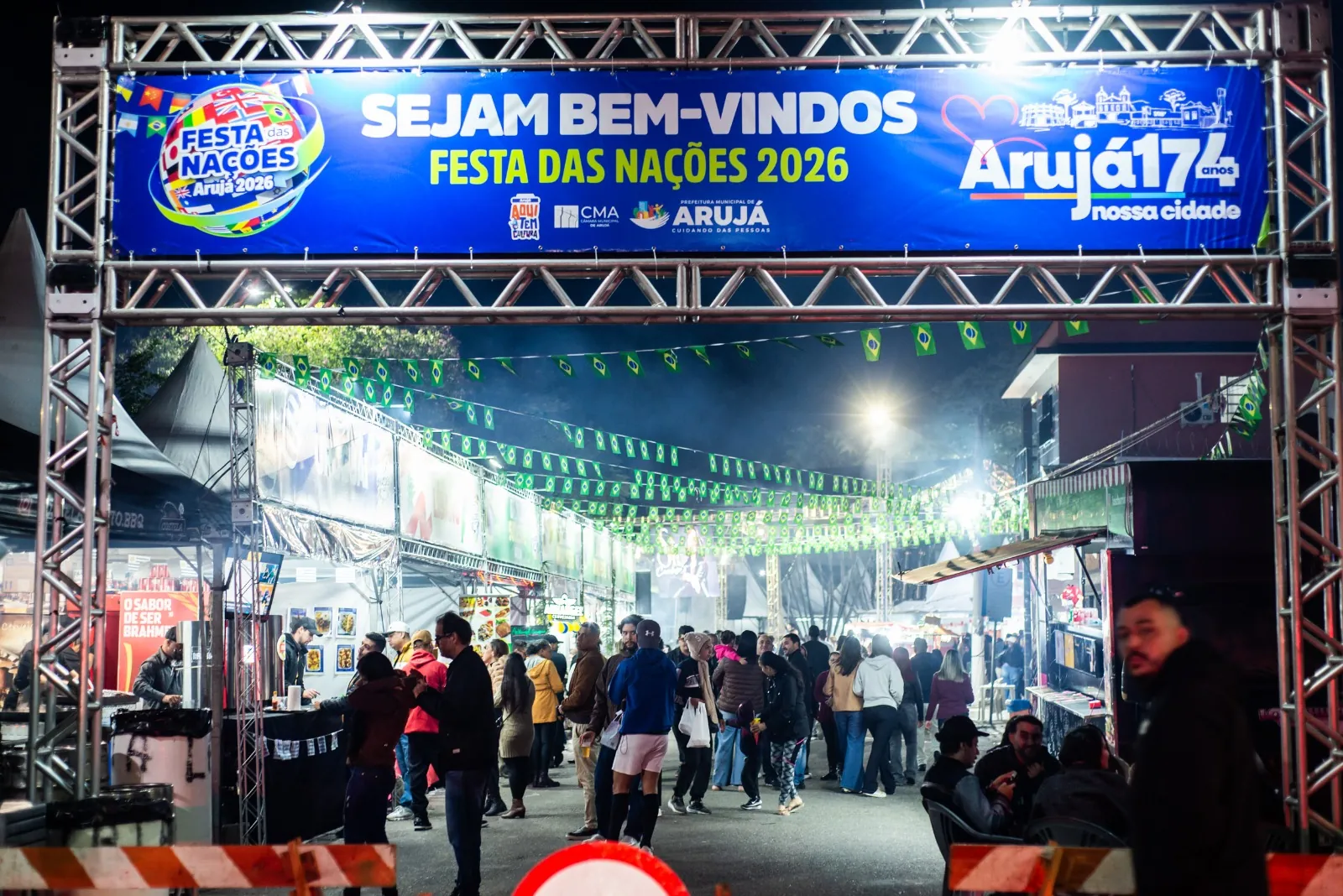 Segunda semana da Festa das Nações reúne música, cultura e homenagens em Arujá