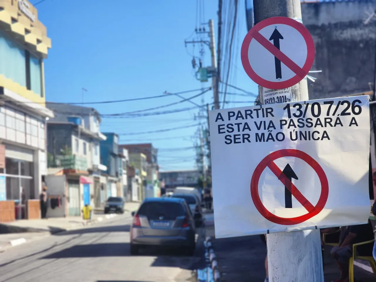 Ruas do Miguel Badra, em Suzano, terão alterações na direção a partir desta segunda (13)