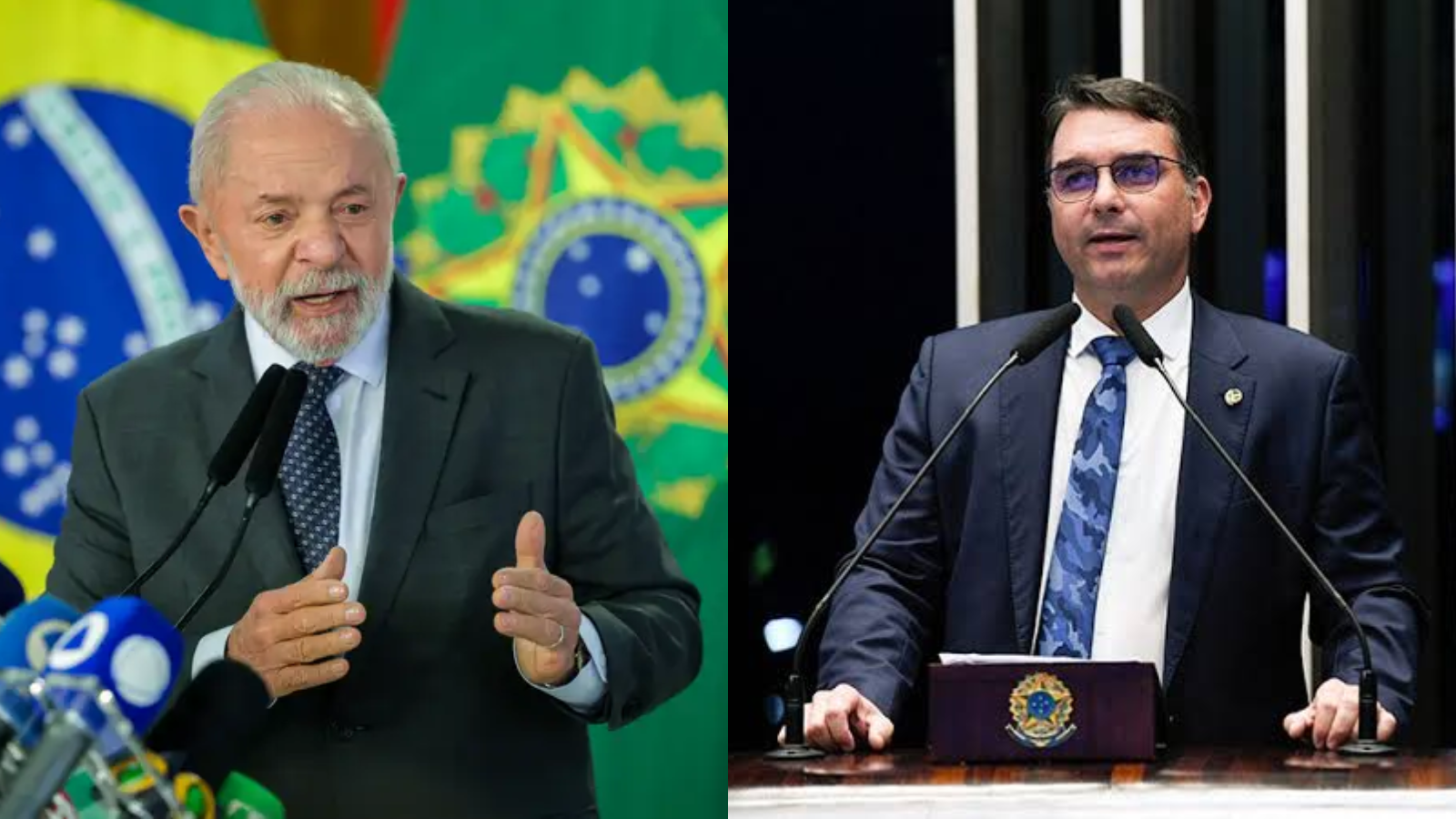 Quaest: Lula tem 43% das intenções de voto no 2º turno, e Flávio Bolsonaro tem 40%
