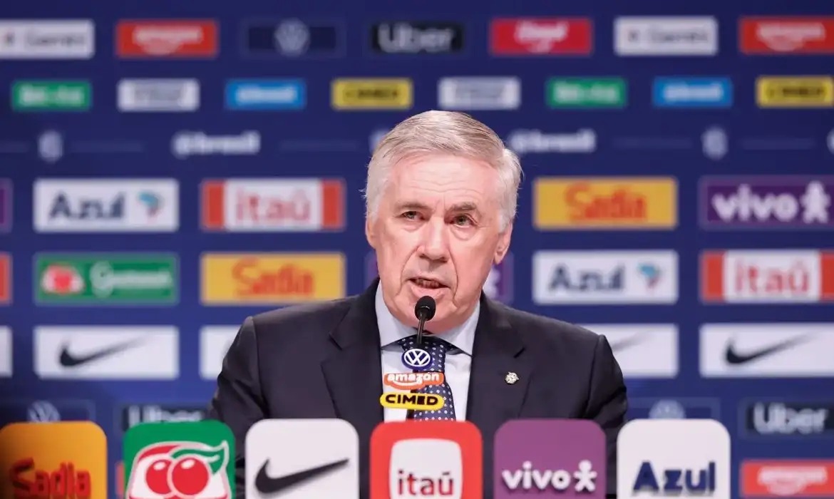 Ancelotti convoca seleção para amistosos contra Japão e Singapura em novembro
